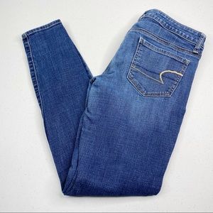 American Eagle Jegging Stretch Reg Wash 6 Reg